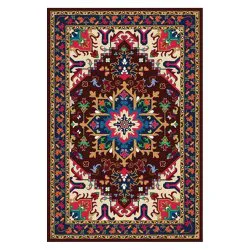 فرش مخمل نادی طرح سنتی کد o154