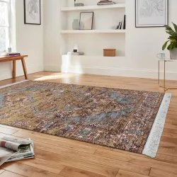 فرش مخمل نادی طرح فانتزی کد M106