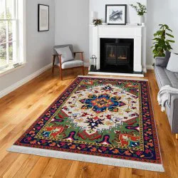 فرش مخمل نادی طرح سنتی کد o138