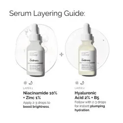 سرم ضد جوش Niacinamide 10% + Zinc 1% اوردینری حجم 30 میلی لیتر