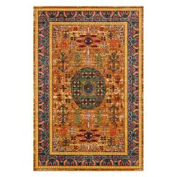 فرش مخمل نادی طرح سنتی کد o149