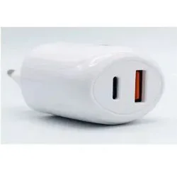 آداپتور شارژ 2 پورت USB-A و USB-C شارژ سریع 30 وات KLGO مدل PD-400